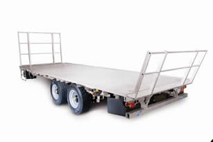Ifor Williams StockMaster Flatbed with Hay Rails
